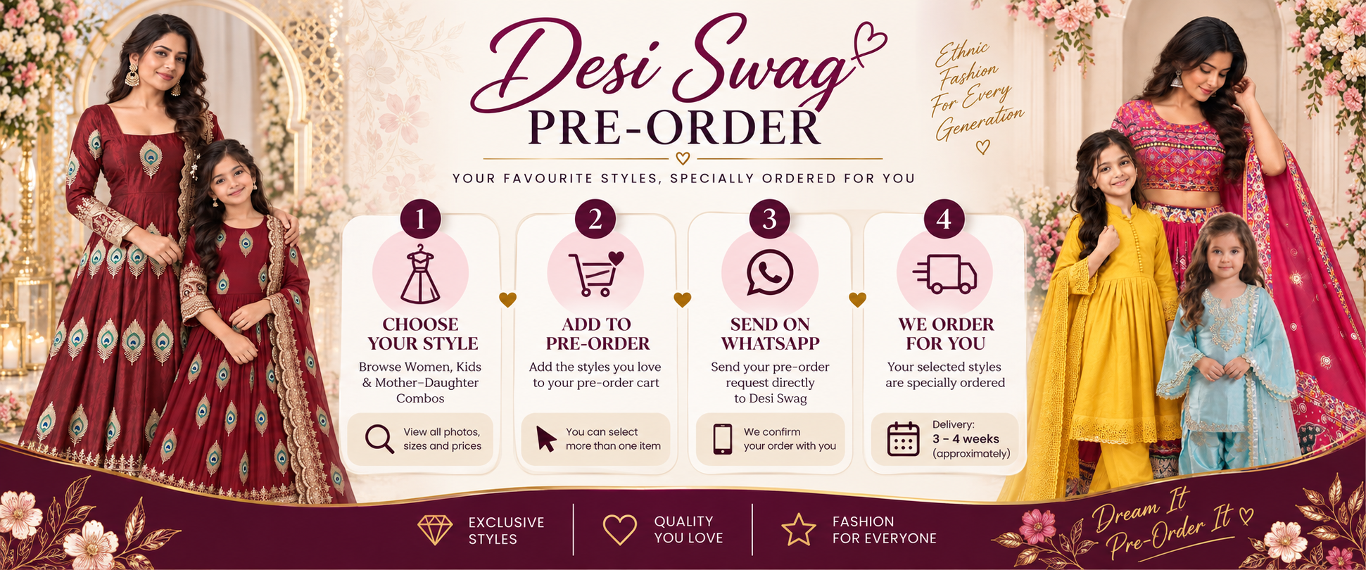 How to pre-order from Desi Swag